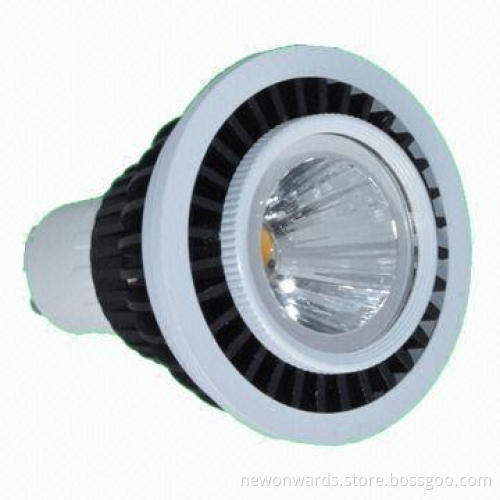 7W GU10 COB PAR20 LED Bulb, 600-650lm with Aluminum Housing